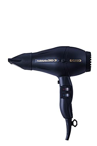 Turbo Power Twin Turbo 3900 Advanced Hair Dryer - Black (Ceramic, 1 Count) Avelisse