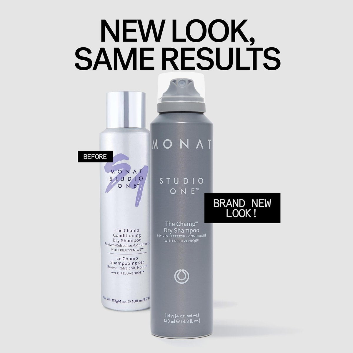 MONAT Studio One The Champ Conditioning Dry Shampoo – Waterless Shampoo for All Hair Types, Absorbs Oil & Dirt (4 oz) Avelisse