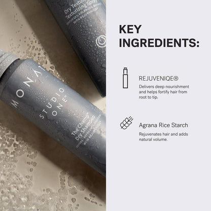 MONAT Studio One The Champ Conditioning Dry Shampoo – Waterless Shampoo for All Hair Types, Absorbs Oil & Dirt (4 oz) Avelisse