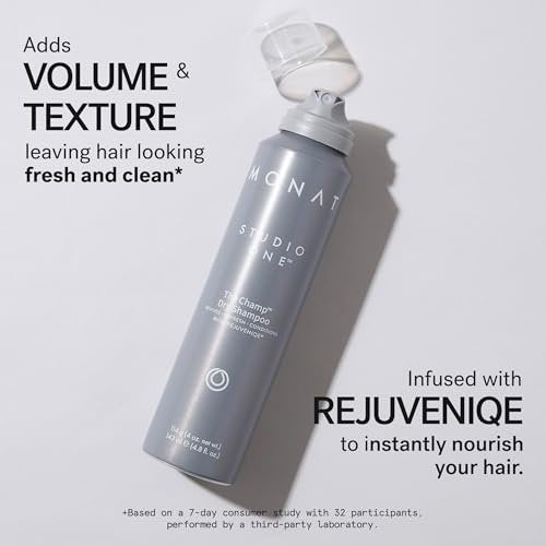 MONAT Studio One The Champ Conditioning Dry Shampoo – Waterless Shampoo for All Hair Types, Absorbs Oil & Dirt (4 oz) Avelisse