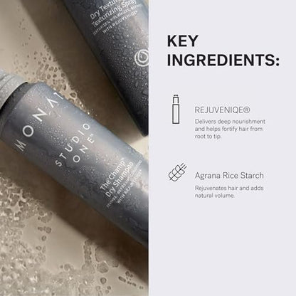 MONAT Studio One The Champ Conditioning Dry Shampoo – Waterless Shampoo for All Hair Types, Absorbs Oil & Dirt (4 oz) Avelisse