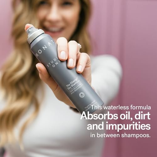 MONAT Studio One The Champ Conditioning Dry Shampoo – Waterless Shampoo for All Hair Types, Absorbs Oil & Dirt (4 oz) Avelisse