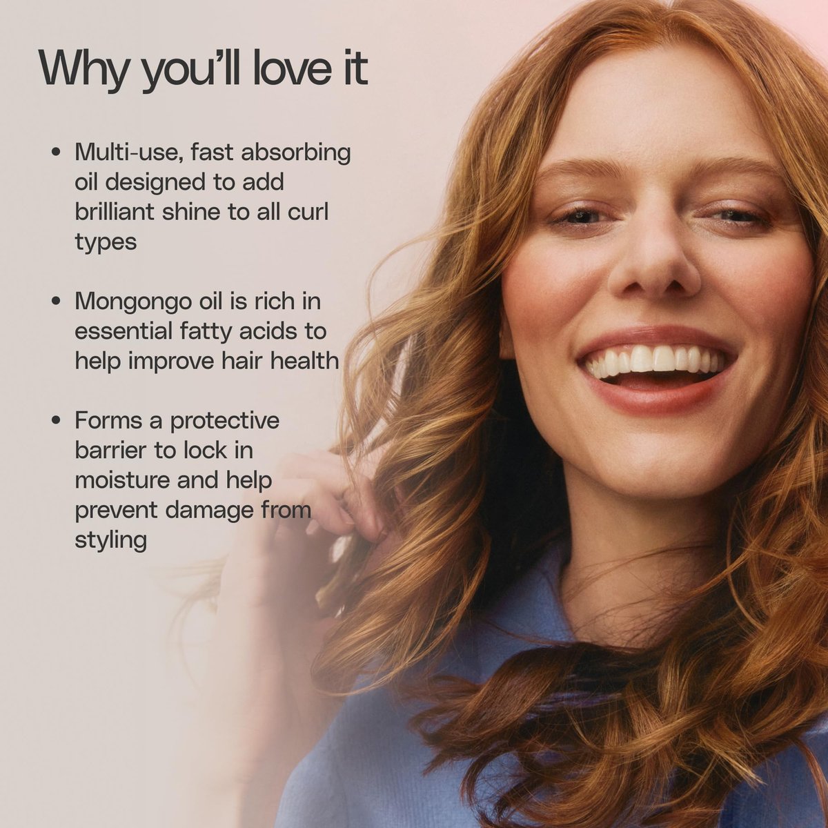 Ouidad Moisture Lock Mongongo Hair Oil for Curly Hair - Multi-Use Leave-In Treatment, Hydrates, Smoothes & Restores Luster, All Curl Types, 1.7 fl oz Avelisse