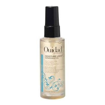 Ouidad Moisture Lock Mongongo Hair Oil for Curly Hair - Multi-Use Leave-In Treatment, Hydrates, Smoothes & Restores Luster, All Curl Types, 1.7 fl oz Avelisse