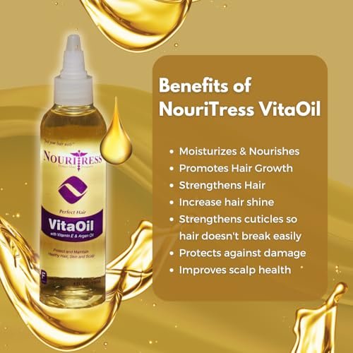 NouriTress Perfect Hair VitaOil - Rosemary & Argan Oils with 14 Essential Oils - Promotes Hair Growth - 4 oz - görsel 9