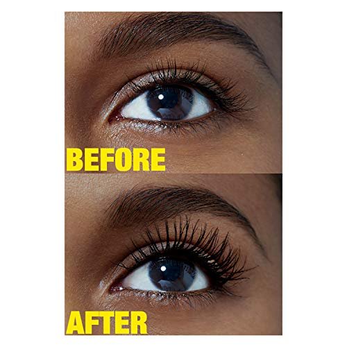 Maybelline New York Volum' Express The Colossal Big Shot Washable Mascara, Blackest Black, 0.33 fl. oz. - görsel 12