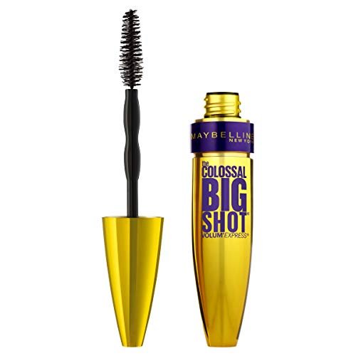 Maybelline New York Volum' Express The Colossal Big Shot Washable Mascara, Blackest Black, 0.33 fl. oz. - görsel 4