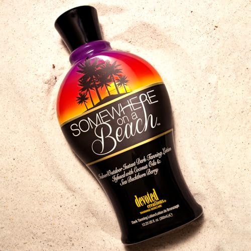 Devoted Creations Somewhere on a Beach Indoor Outdoor Instant Dark Tanning Lotion - 12.2 oz Avelisse