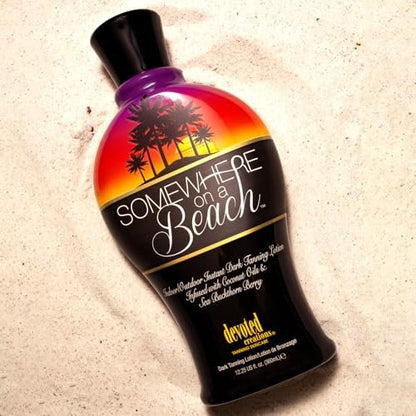 Devoted Creations Somewhere on a Beach Indoor Outdoor Instant Dark Tanning Lotion - 12.2 oz Avelisse