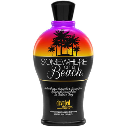 Devoted Creations Somewhere on a Beach Indoor Outdoor Instant Dark Tanning Lotion - 12.2 oz Avelisse