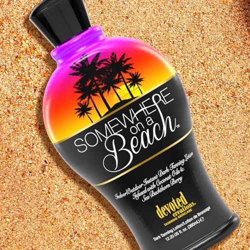 Devoted Creations Somewhere on a Beach Indoor Outdoor Instant Dark Tanning Lotion - 12.2 oz Avelisse