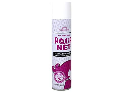 Aqua Net Professional Hair Spray Extra Super Hold Fresh Scent - 11 oz (Pack of 3) Avelisse