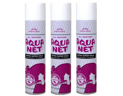 Aqua Net Professional Hair Spray Extra Super Hold Fresh Scent - 11 oz (Pack of 3) Avelisse