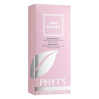 Phyt's Soothing Cream - Fragrance-Free Face Moisturizer for Dry and Sensitive Skin, Reduces Redness, Vegan, 1.4 oz