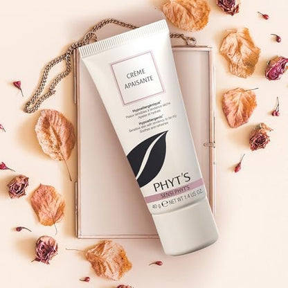 Phyt's Soothing Cream - Fragrance-Free Face Moisturizer for Dry and Sensitive Skin, Reduces Redness, Vegan, 1.4 oz