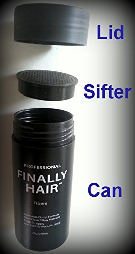 Finally Hair Empty Applicator Shaker Bottle for Hair Building Fibers - Refillable Dispenser Container - görsel 6