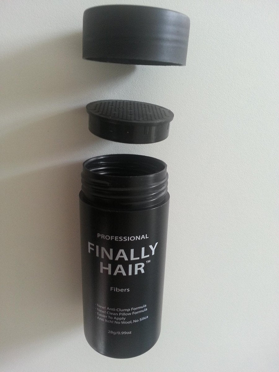 Finally Hair Empty Applicator Shaker Bottle for Hair Building Fibers - Refillable Dispenser Container - görsel 3