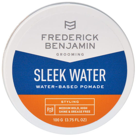Frederick Benjamin Sleek Water Pomade for Men – Lightweight Water Based Hair Pomade, Medium to Strong Hold, High Shine, Grease Free, Infused with Argan Oil, 3.75 oz Avelisse