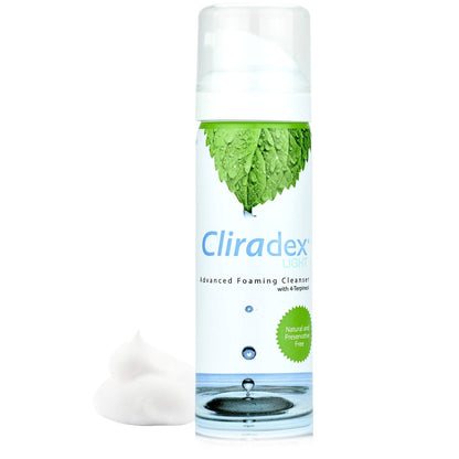 Cliradex Foam - Gentle Eyelid Cleanser & Eyelash Conditioner - 1.5 oz 4-Terpineol Formula - Daily Facial Cleanser for Eyelid Hygiene Avelisse