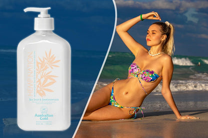 Australian Gold Hemp Nation SEA Salt & Sandalwood Moisturizing Tan Extender - 18 fl oz (535 mL) Avelisse