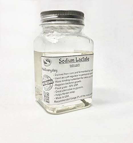 Sodium Lactate pH Regulator & Preservative Booster for Cosmetics – 4 oz - görsel 2