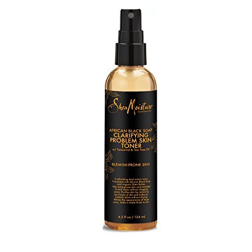 SheaMoisture African Black Soap Clarifying Toner with Tea Tree Oil for Problem Skin, 4.4 oz - görsel 1