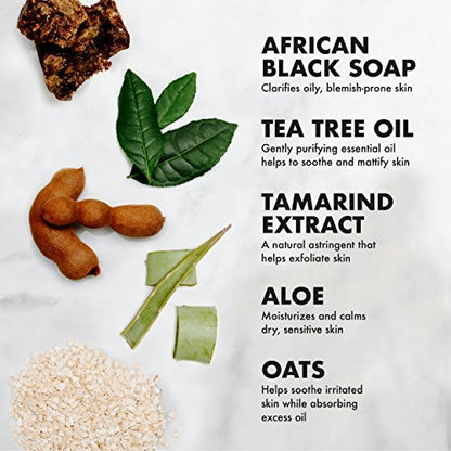 SheaMoisture African Black Soap Clarifying Toner with Tea Tree Oil for Problem Skin, 4.4 oz
