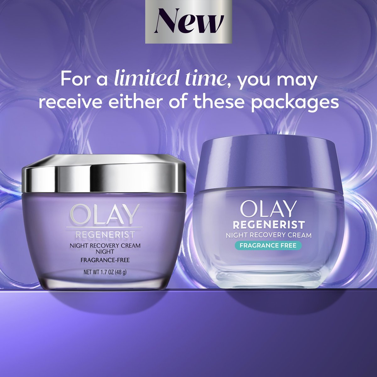 Olay Triple Collagen Night Cream with Niacinamide & Pro-Vitamin B5, Fragrance-Free Anti-Aging Face Moisturizer, 1.7 oz Avelisse