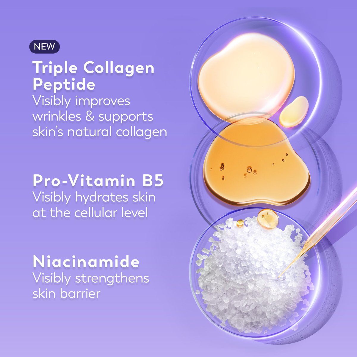 Olay Triple Collagen Night Cream with Niacinamide & Pro-Vitamin B5, Fragrance-Free Anti-Aging Face Moisturizer, 1.7 oz Avelisse