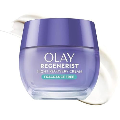 Olay Triple Collagen Night Cream with Niacinamide & Pro-Vitamin B5, Fragrance-Free Anti-Aging Face Moisturizer, 1.7 oz Avelisse