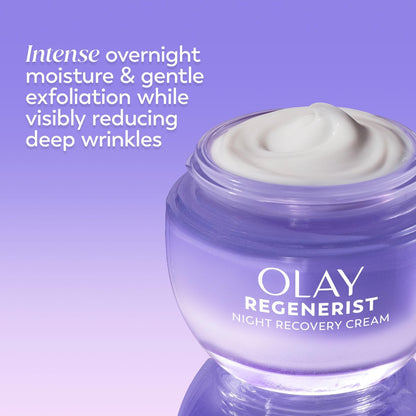 Olay Triple Collagen Night Cream with Niacinamide & Pro-Vitamin B5, Fragrance-Free Anti-Aging Face Moisturizer, 1.7 oz Avelisse