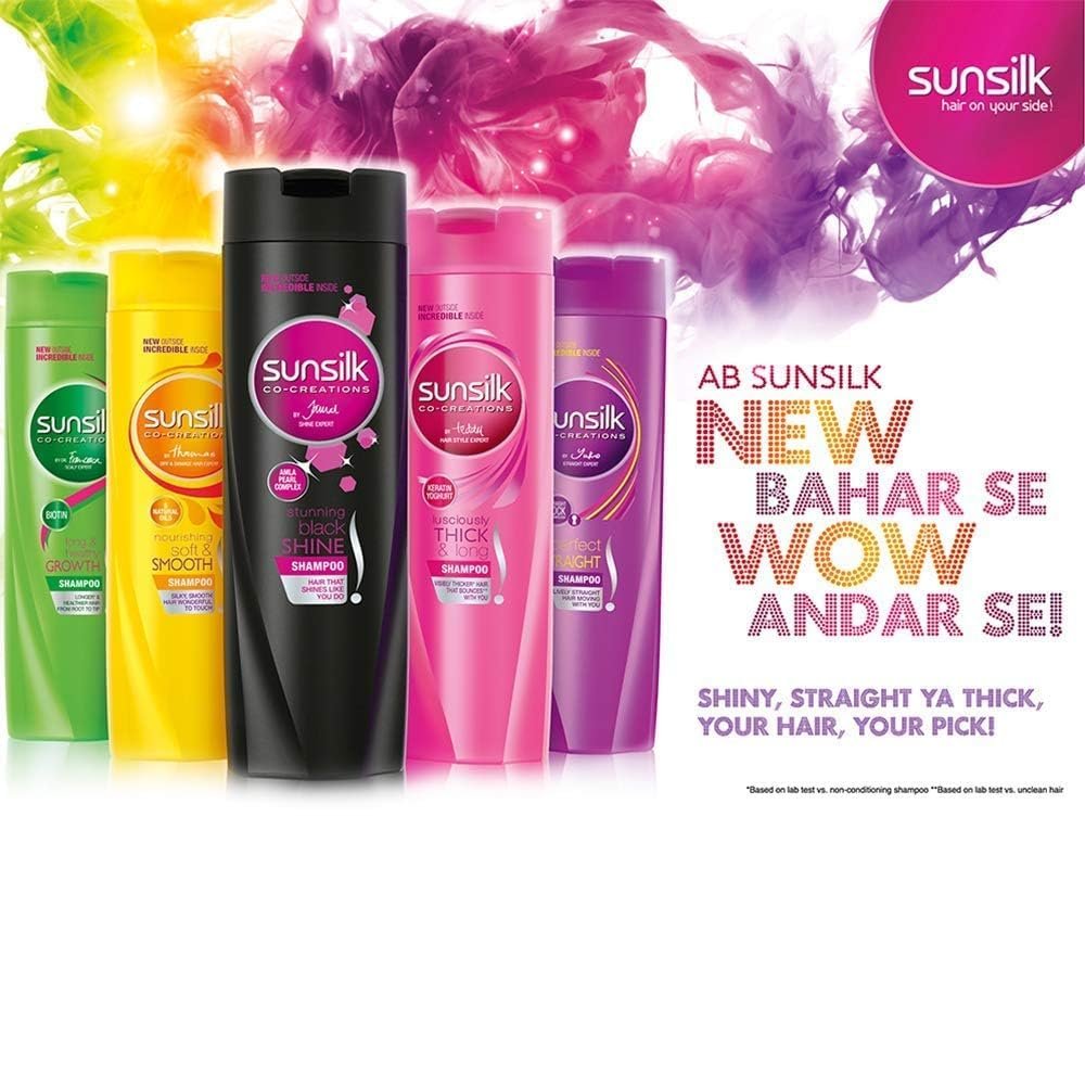 Sunsilk Lusciously Thick and Long Shampoo, 360ml – For Voluminous, Healthy-Looking Hair - görsel 11