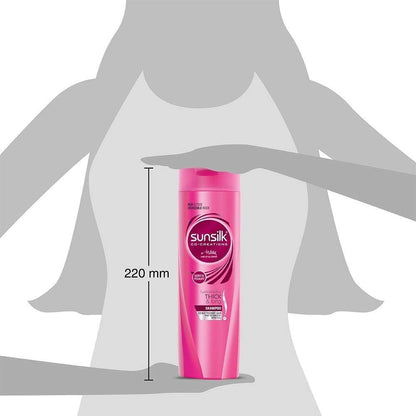 Sunsilk Lusciously Thick and Long Shampoo, 360ml – For Voluminous, Healthy-Looking Hair