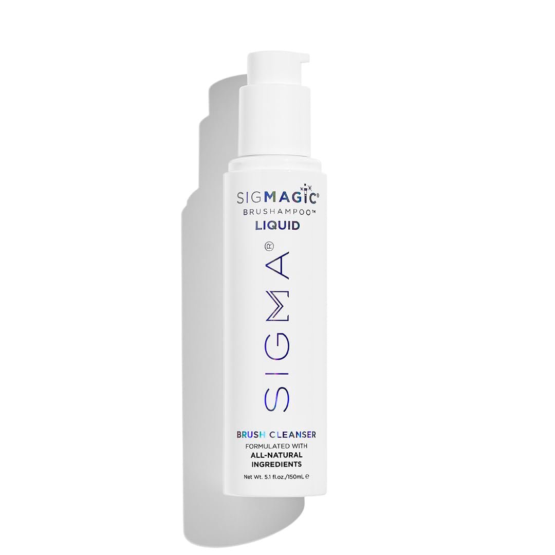 Sigma Beauty Sigmagic Brushampoo Liquid – Professional Grade Makeup Brush Cleaner, 5.1 FL Oz Avelisse