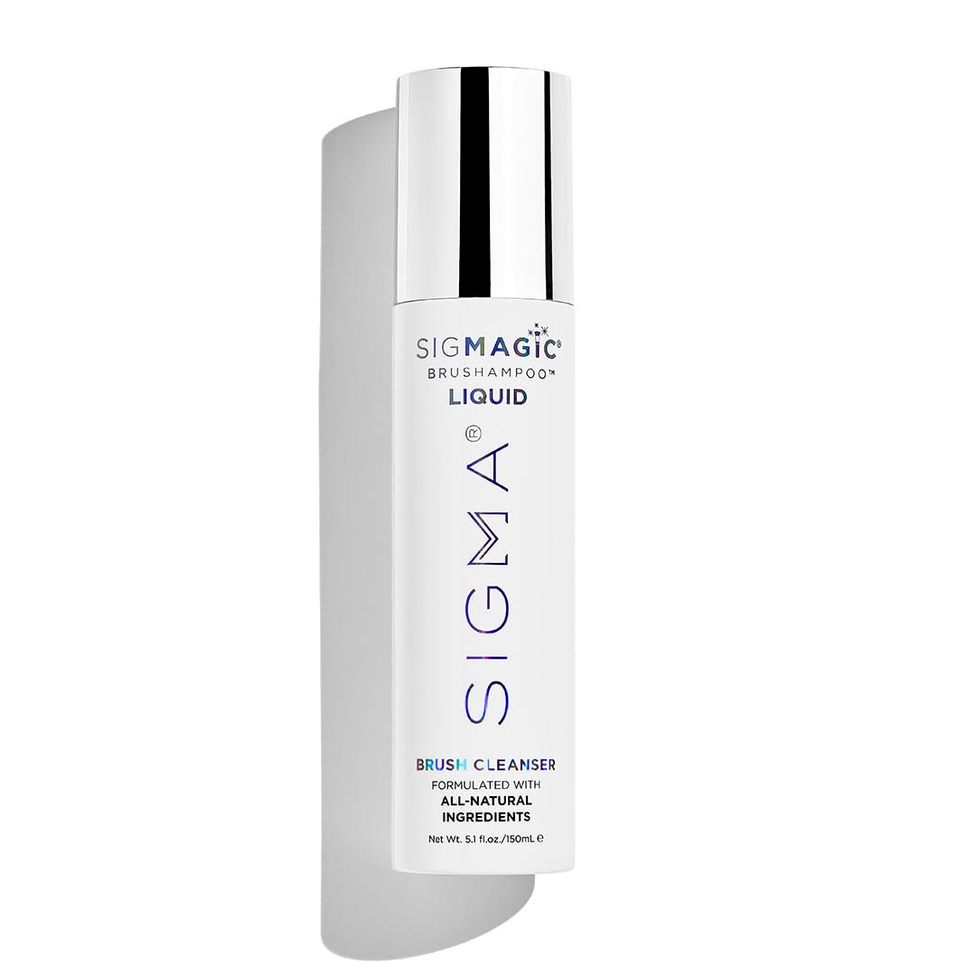 Sigma Beauty Sigmagic Brushampoo Liquid – Professional Grade Makeup Brush Cleaner, 5.1 FL Oz Avelisse