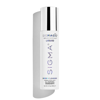 Sigma Beauty Sigmagic Brushampoo Liquid – Professional Grade Makeup Brush Cleaner, 5.1 FL Oz Avelisse