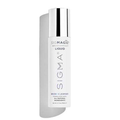 Sigma Beauty Sigmagic Brushampoo Liquid – Professional Grade Makeup Brush Cleaner, 5.1 FL Oz Avelisse