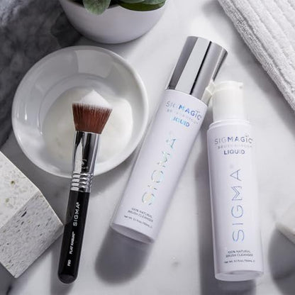 Sigma Beauty Sigmagic Brushampoo Liquid – Professional Grade Makeup Brush Cleaner, 5.1 FL Oz Avelisse