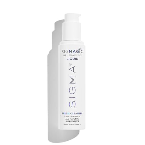 Sigma Beauty Sigmagic Brushampoo Liquid – Professional Grade Makeup Brush Cleaner, 5.1 FL Oz Avelisse