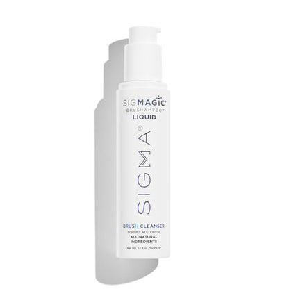 Sigma Beauty Sigmagic Brushampoo Liquid – Professional Grade Makeup Brush Cleaner, 5.1 FL Oz Avelisse