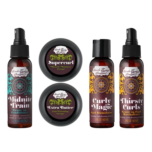 Uncle Funky's Daughter Ultimate Kinky & Curly Girl Kit - 5 Piece Set for Defined Curls Avelisse