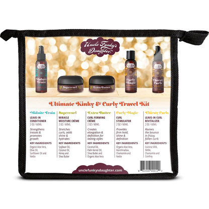 Uncle Funky's Daughter Ultimate Kinky & Curly Girl Kit - 5 Piece Set for Defined Curls Avelisse