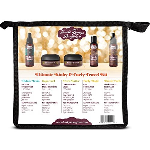 Uncle Funky's Daughter Ultimate Kinky & Curly Girl Kit - 5 Piece Set for Defined Curls Avelisse