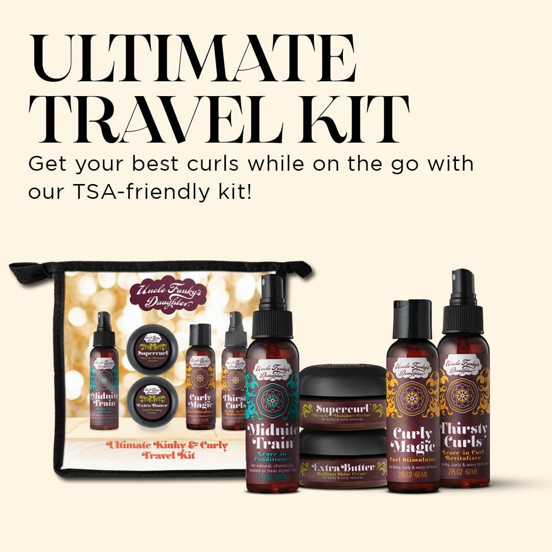 Uncle Funky's Daughter Ultimate Kinky & Curly Girl Kit - 5 Piece Set for Defined Curls Avelisse