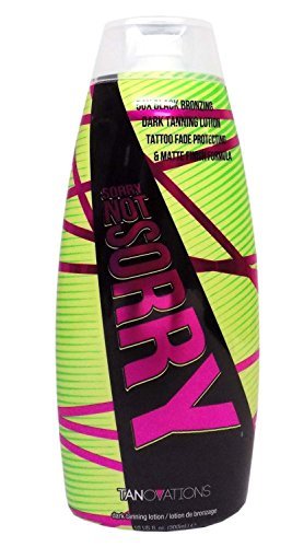 Ed Hardy Sorry Not Sorry Extreme 50X Black Bronzer - 10 oz Tanning Lotion Avelisse