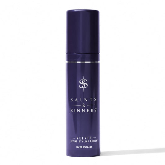 Saints & Sinners Velvet Divine Hair Styling Potion - Thermal Protectant, Anti-Frizz Cream, Moisturizing for Dry Hair (3.4 oz) Avelisse