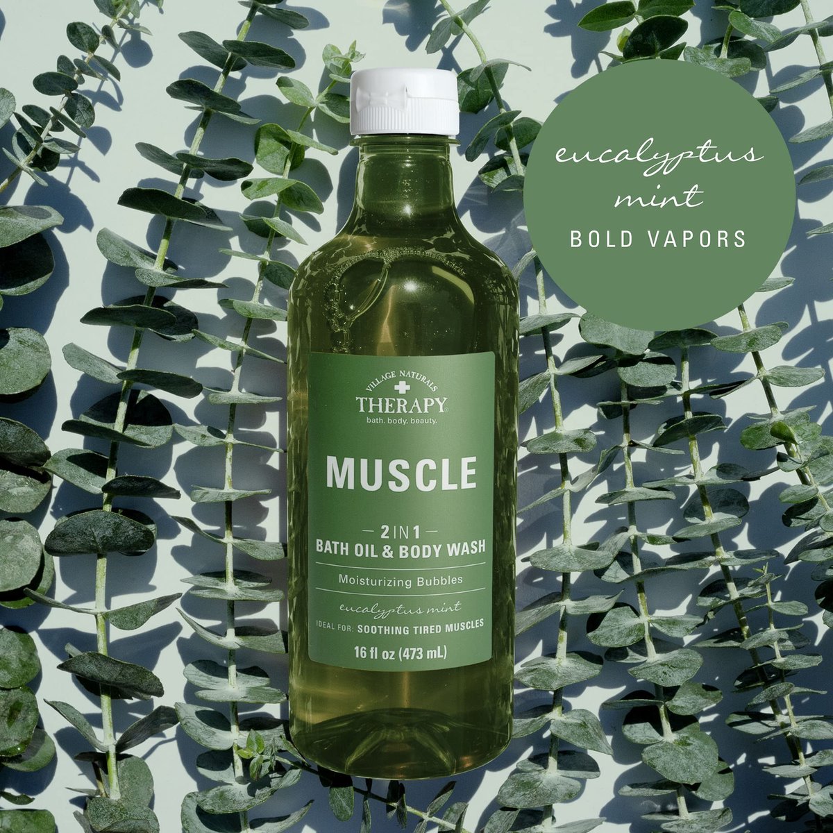Village Naturals Therapy Muscle Foaming Bath Oil & Body Wash, 16 oz (Pack of 2) – Soothe Aches & Relax Muscles with Natural Ingredients - görsel 10