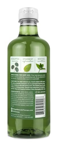 Village Naturals Therapy Muscle Foaming Bath Oil & Body Wash, 16 oz (Pack of 2) – Soothe Aches & Relax Muscles with Natural Ingredients