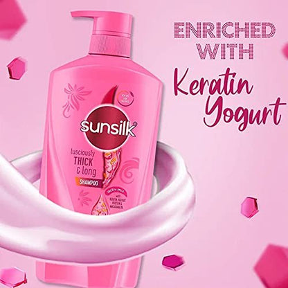 Sunsilk Lusciously Thick and Long Shampoo - 650ml | For Stronger, Longer Hair Avelisse