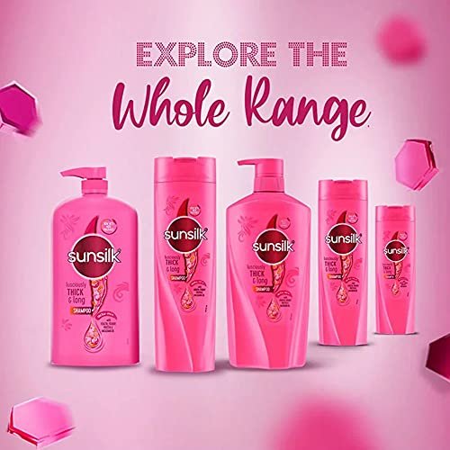 Sunsilk Lusciously Thick and Long Shampoo - 650ml | For Stronger, Longer Hair Avelisse